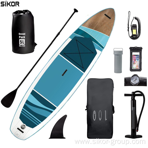 2022 Design Drop Stitch Inflatable Paddle Sup Boat Board Wholesale